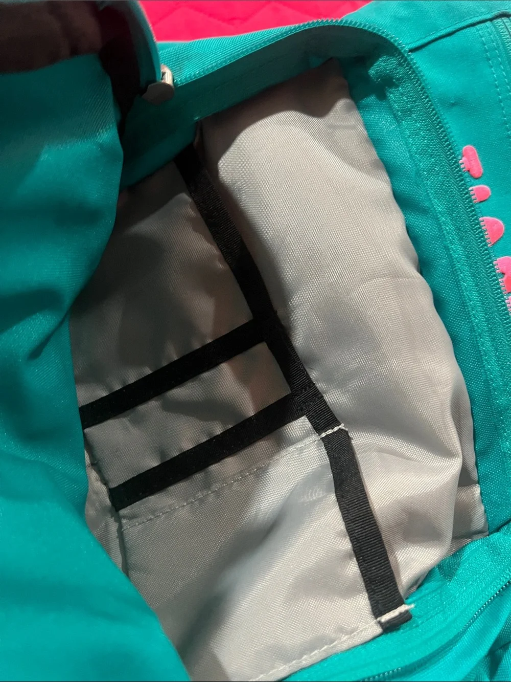 Jansport Teal Backpack with Fun Patches